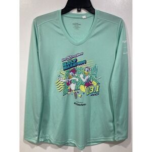 Run Disney Walt Disney World Half Marathon 2023 Long Sleeve Athletic Shirt SMALL